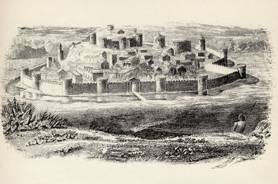 Una città medievale fortificata, da 